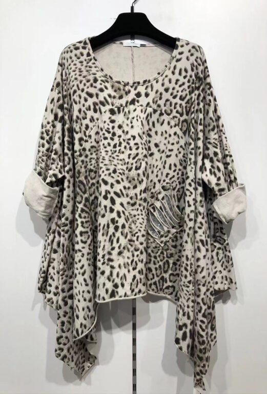 LEOPARDI TUNIKA BEIGE