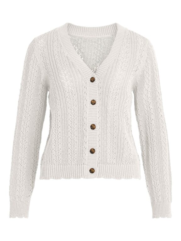 VISVALA REV KNIT WHITE