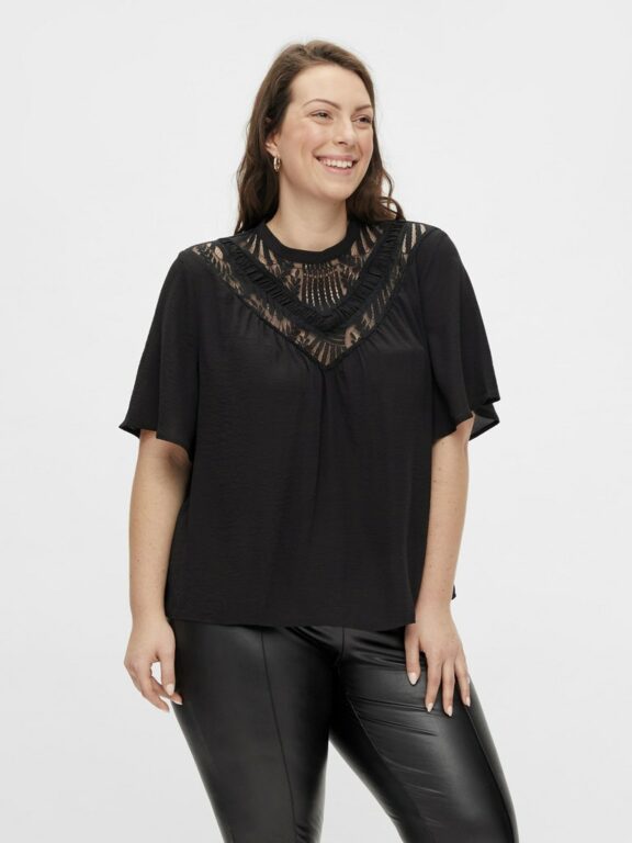 VIZANA LACE TOP BLACK