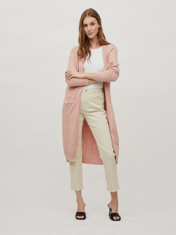 VIRIL LONG KNIT MISTY ROSE
