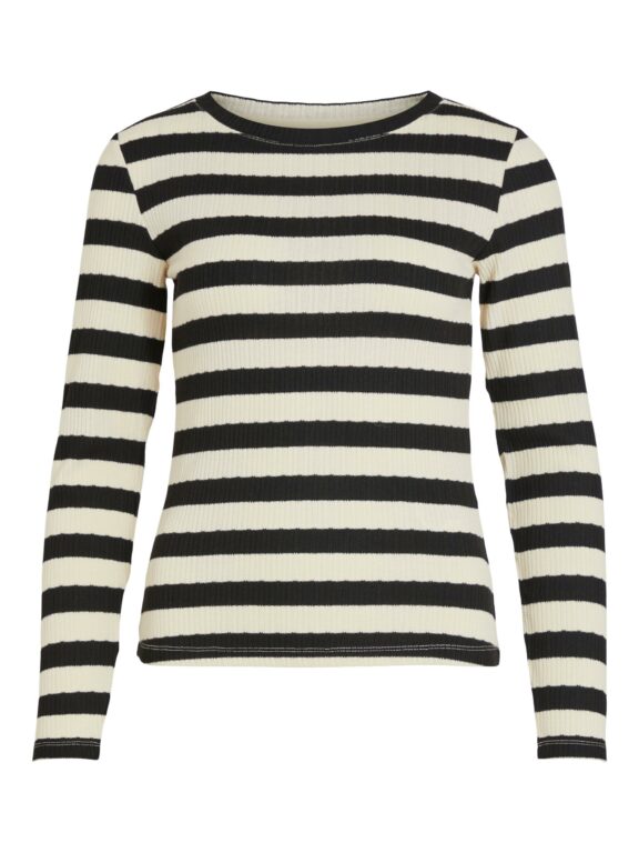 VITRIPPA STRIPE  TOP BLACK