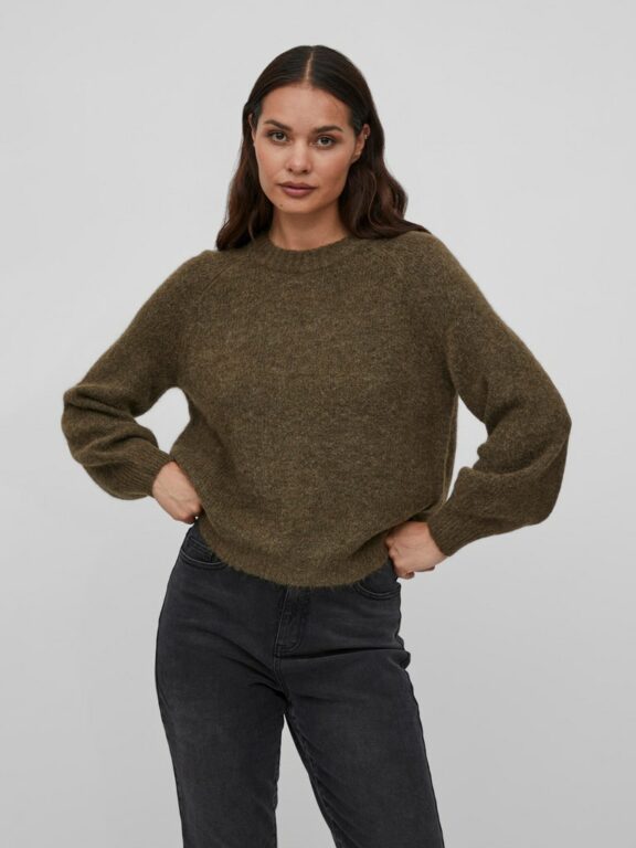 VIJAMINA O-NECK KNIT KHAKI