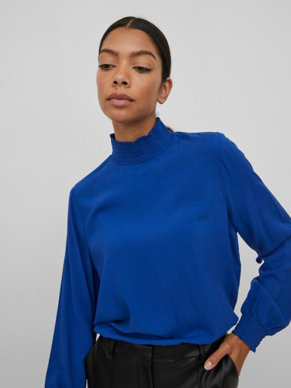 VIJULIA SMOCK TOP MAZARINE