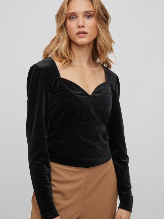 VIVELVO SWEET HEART TOP BLACK