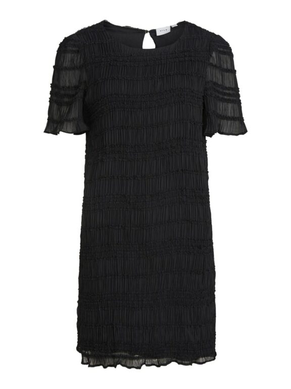 VIHILMA SHORT DRESS BLACK