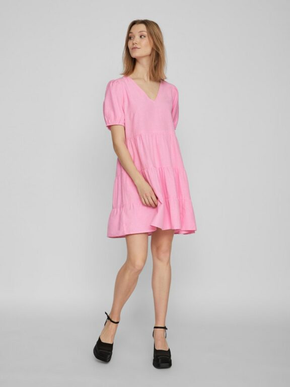 VIPRISILLA SHORT DRESS BEGONIA PINK