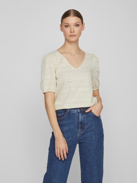 VITRIVA V-NECK TOP BIRCH