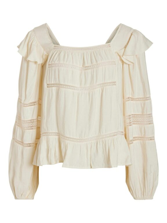 VILUCIA SQAURE NECK TOP BIRCH